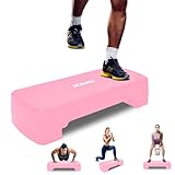 POWRX Aerobic Stepper Board - Höhenverstellbares Step Board - Fitnessgerät für Zuhause - Step...