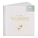 Tiny Trees® Babytagebuch - Mein erstes Jahr (Hase) 51 Seiten Inkl. Geschenkbox - Fotoalbum zum...