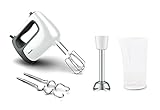 Tefal Prep'Mix + Handmixer mit Pürierstab, ideal für leichte und zähe Zubereitungen,...
