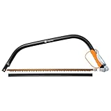 Fiskars Bügelsäge mit feststehendem Blatt für feuchtes Holz, Länge: 70 cm (24 Zoll), Inklusive...