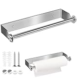 Küchenrollenhalter Wand, 28CM Küchenrollenhalter, Edelstahl Küchenpapierhalter, Halter...