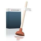 Kirchhoff 99908100 Profi-Pömpel 115 mm, Saugglocke für verstopfte Waschbecken, Küchenspüle,...