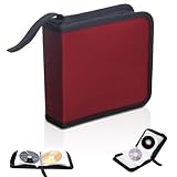 CAAGGMM CD-Tasche, Tasche für 40 Discs, CD/DVD-Tasche Aufbewahrungsschutz, CD DVD Discs...