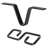 Namvo Regenkettenclip für Dachrinnenadapter, V-Stil, Kupfer-Regenspiel, Fallrohrhalter,...
