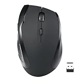 ONE-UP Kabellose Maus, 2.4G Silent Mouse, Computermaus mit USB Nano Empfänger für Laptop,...