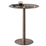 Runder Bar- und Pub-Tisch, Theken-Bistro-Pub-Tische, hoher runder Cocktailtisch in Barhöhe,...