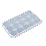 15 Gitter DIY Silikon-Eiswürfelform zum Einfrieren, Puddingform, Schokoladenform, Backen mit...
