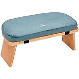 Zen Power Yoga Bench, klappbare Yoga Bank aus Holz, ergonomische Meditationsbank, Gebetshocker für...