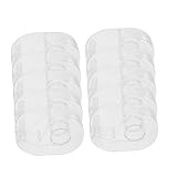 Angoily 10 Stück Teiliges Transparenter Klebebandabroller mit Praktischem Schneidegerät Kompakter...