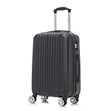 yonsly Reisekoffer Trolley Set, Rollkoffer Handgepäck, Travel Koffer Suitcase ABS Hartschalen mit 4...