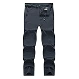 Skihose Herren Wasserdicht Warm | Schneehose Herren Winter | Wanderhose Weites Bein Winterhose Mit...