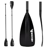 Abahub 4 teilige Carbon SUP/Kajak Paddel, verstellbares Stand Up Paddleboard, Leichter Carbonschaft,...