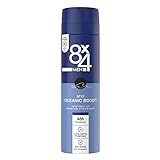 8X4 Men Deo N° 17 Oceanic Boost (150 ml), Deospray für Männer mit erfrischendem Duft, Herren...