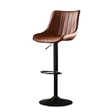 LEIYTFE Moderne Barhocker In Thekenhöhe, Höhenverstellbarer Drehstuhl Für...