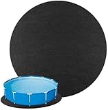 Schwimmbecken Matte Pool Bodenplane Faltbarer Boden-Poolmatte Für Aufstellpools Bis Ø 400 cm,...