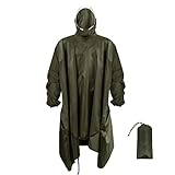 PEKMEX Regenponcho Herren Damen Wasserdicht,Leicht und Wiederverwendbar Regencape Fahrrad,Poncho...