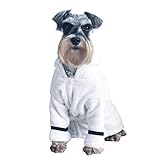 HAPINARY Haustier Schnell Trocknender Bademantel Hundehoodies Für Kleine Hunde Großer...