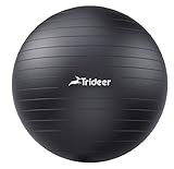 Trideer Dicker Gymnastikball, Pezziball, Anti-Burst Pilates Ball, 58-65 cm Sitzball Büro für...