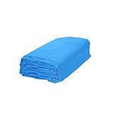 EVOLUTION Poolfolie Rund Blau 350x90cm 0,6mm Überlappend Austauschfolie Innenhülle