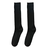 Lange Damensocken Farbsocken Haufen Haufen Socken Socken Damen Strumpf (Black, One Size)