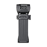 AXA Faltschloss Fold Lite Code 100 schwarz | L?nge: 1000 mm | Durchmesser: 5 mm