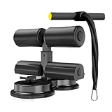 Sit upbar Sit-Up-Übungsgerät, Sit-Up-Assistent-Gerät mit Saugnapf-Halterung, Bodenstütze für...