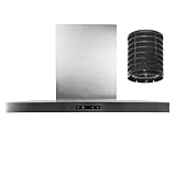 VLANO LEVEL Plasm 70 X Block Dunstabzugshaube, 70 cm, Plasma-Luftreiniger, 635 m³/h, 4...