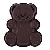 GXGM Backform Bär Kuchenbackform braun Silikon Kindergeburtstag Weihnachten Silikonform für Kuchen...