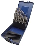 PRO by Lienemann Gewindeschneider Set 15-tlg. | Gewindeschneider HSS M3 - M12 | inkl. Kernlochbohrer...