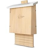 WILDLIFE HOME Großer Schwerer Fledermauskasten nach NABU - verschraubt aus Massivholz & 100%...