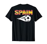 Stolze spanische Fußballfans Trikot Pride spanische Fußballliebhaber T-Shirt