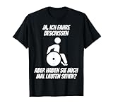 Rollstuhl Kleidung Rollstuhlfahrer Geschenke - Herren - Schwarz - S - Klassisches Halbarm Crew-Neck...