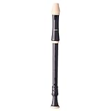 Aulos 700074 F-Alt Blockflöte Robin Mod.209B Barocke Griffw. Braun, komplett mit Tasche,...