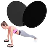 CANCYCC 2 Stück Sliders Fitness Gleitscheiben, Doppelseitige Sport Gliding Discs, Exercise Disc...