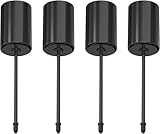 Adventskranz Kerzenhalter,Retro Schwarz Adventskerzenhalter Metall Kerzenleuchter 4 Stück, für...