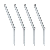 JYiuog Bodenanker-sturmanker für sichtschutzzaun,Verzinkter Stahl Erdanker für...