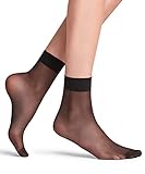 FALKE Damen Socken Seidenglatt, Fein 15 DEN, 1 Paar, Schwarz (Black 3009), 39-42