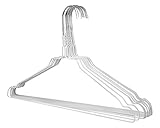 RSR Hangers Drahtbügel Kleiderbügel aus Metall 100 Stück Weiß Metallkleiderbügel Set...