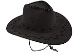 Trendario Cowboyhut für Herren und Damen, Faschingshüte für Erwachsene, Cowboy Kostüm, Cowgirl...