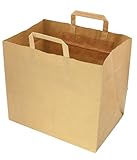 Sperling Bio-Kompostbeutel aus Kraftpapier, Papiertragetaschen 20 Liter, 28 x 32 x 22 cm, braun,...