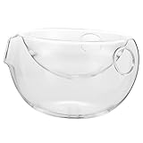 SHINEOFI Trockeneis Salatschüssel 10cm Transparent Doppelwandige Glasschale Servierschale für...