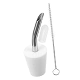 BESTOYARD 1 Set Weiße Outdoor Wasserkocher Teile Kaffeekannen Ausgießer Teekessel Edelstahl...