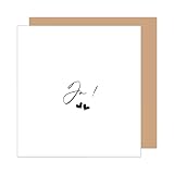 Edition Seidel Premium quadratische Glückwunschkarte zur Hochzeit mit Umschlag. Hochzeitskarte mit...