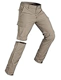 Wespornow Wanderhose-Herren-Zip-Off-Cargohose-Outdoor-Hosen-Abnehmbar-Trekkinghose, Atmungsaktiv...