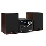 SHARP XLB517DBR Mirco-Soundsystem 45W (Digitalradio mit DAB, DAB+ und UKW/FM-Radio, Bluetooth, USB,...