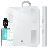 Körperfettwaage Digital Personenwaage Bluetooth mit 8 Elektroden Ganzkörperanalyse Waage mit APP...