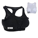 REWON Brustschutz Kampfsport Damen Soft Schalen fur Kickboxen Karate Taekwondo Kwon Boxen Muay Thai...