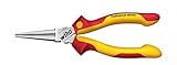 Wiha Langbeck-Rundzange Professional electric (26735) 160 mm Zange für Elektriker, VDE geprüft,...