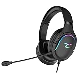 Subsonic – Spectra Gaming-Headset für PS5 PS4 PC Xbox, Gaming-Kopfhörer mit 40-mm-Lautsprecher,...