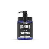 BARBER MARMARA Shaving Gel SILVER - Herren Rasiergel Transparent 1000ml - für eine präzise Rasur...